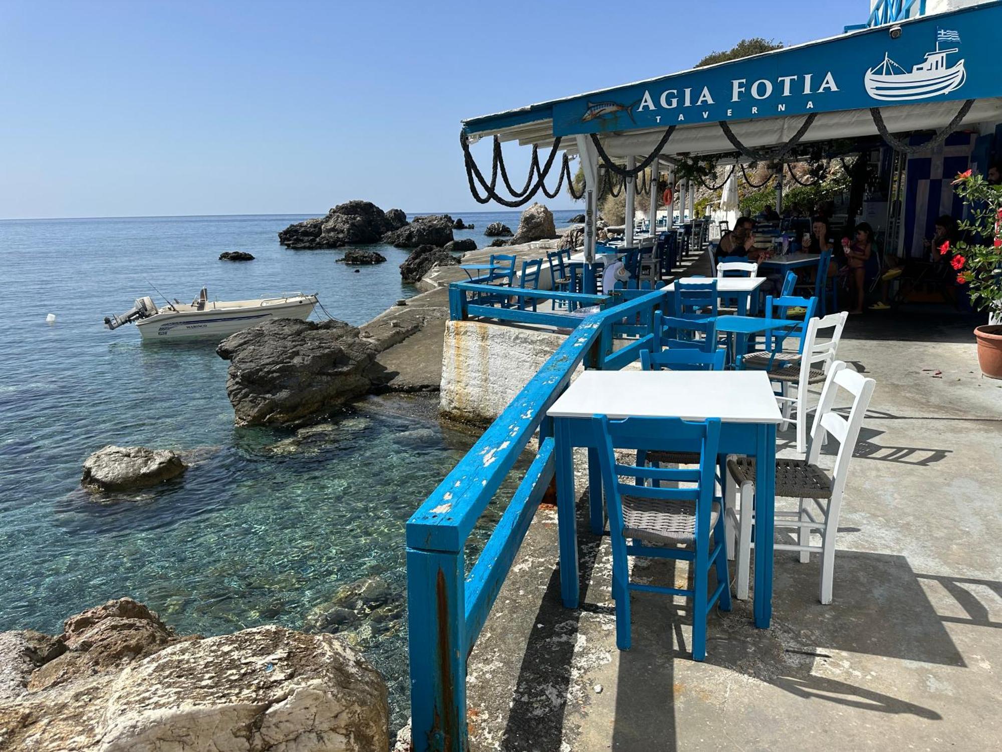 Agia Fotia Taverna Kerames Exterior foto