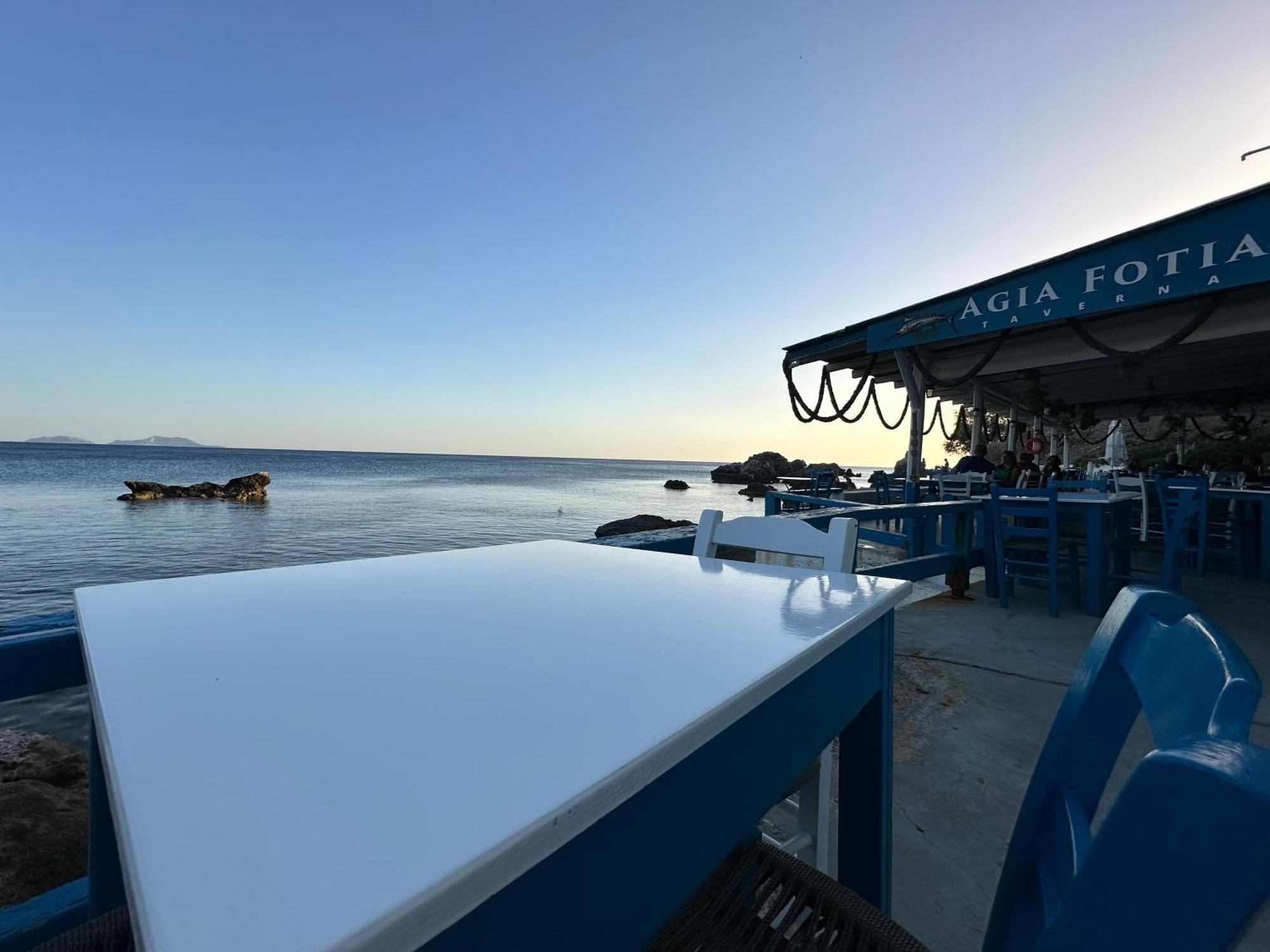 Agia Fotia Taverna Kerames Exterior foto